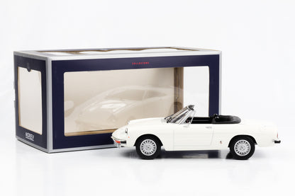 1:18 Alfa Romeo 2000 Spider 1979 weiss mit Softtop abnehmbar Norev 187882