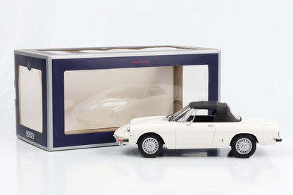 1:18 Alfa Romeo 2000 Spider 1979 weiss mit Softtop abnehmbar Norev 187882