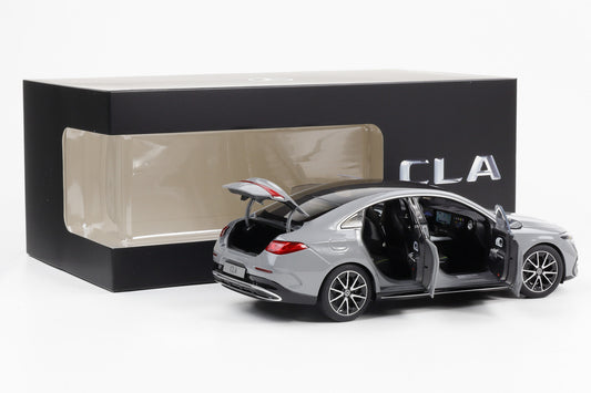 1:18 NZG Mercedes Benz CLA Coupe 2025 Modell C174 alpingrau Dealer