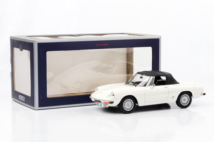 1:18 Alfa Romeo 2000 Spider 1979 white with removable soft top Norev 187882