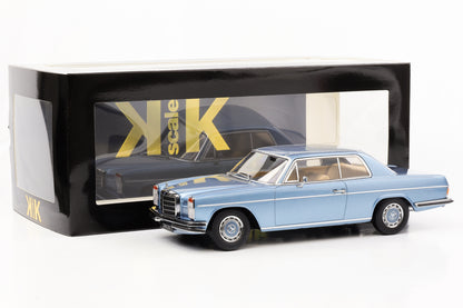 1:18 Mercedes-Benz 280C/8 Coupe W114 1969 metallic hellblau KK-Scale