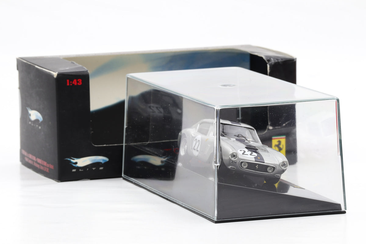 1:43 Hot Wheels Elite Ferrari 250 GT Berlinetta silber #22 Short Wheel Base P9959