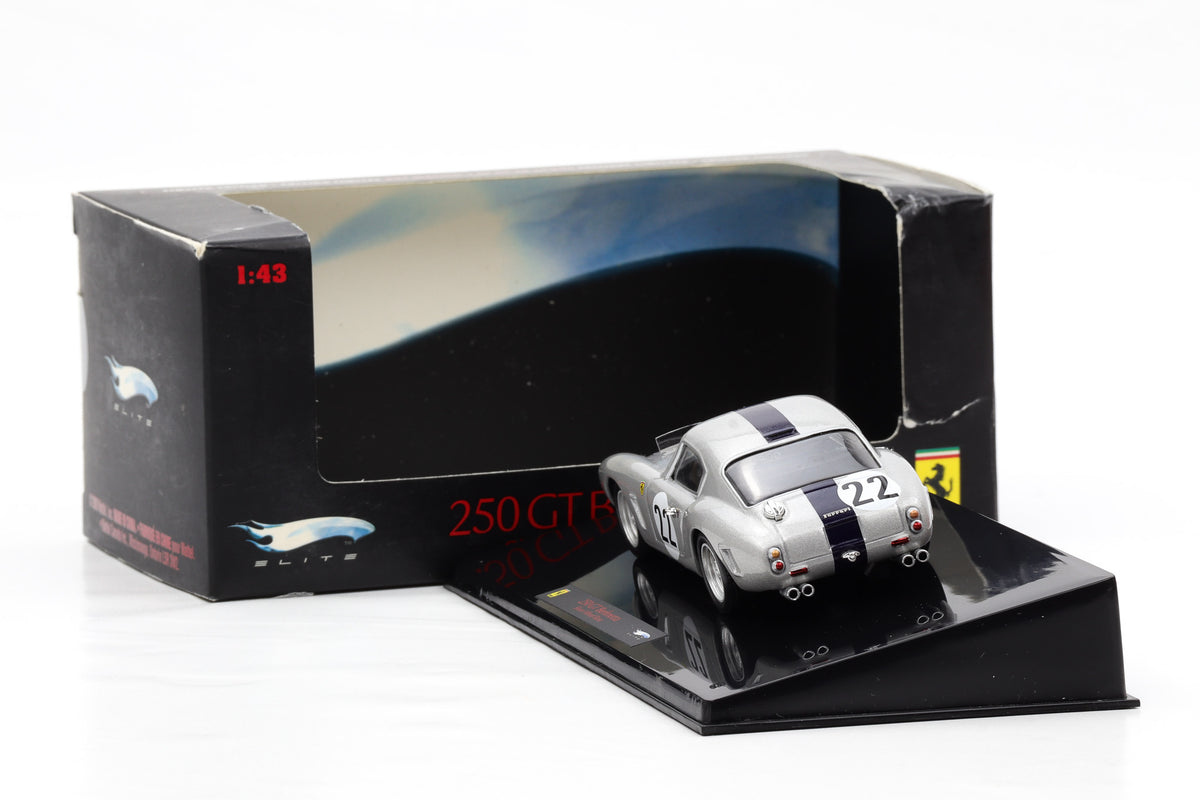 1:43 Hot Wheels Elite Ferrari 250 GT Berlinetta silber #22 Short Wheel Base P9959