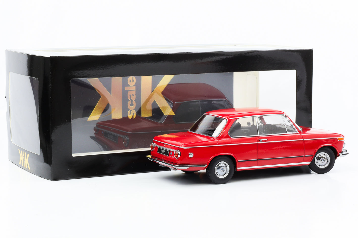 1:18 BMW 1602 Serie 1 1971 rojo escala KK fundido a presión