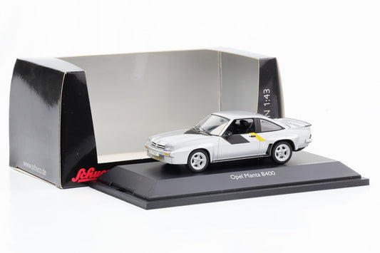 1:43 Opel Manta B400 metallic silver Schuco diecast