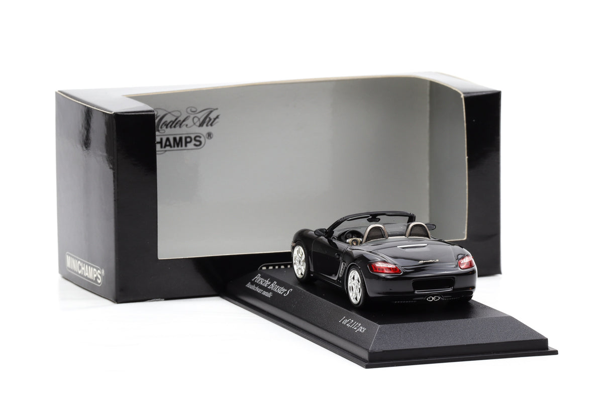 1:43 Minichamps Porsche Boxster S 987 basaltschwarz metallic 2005