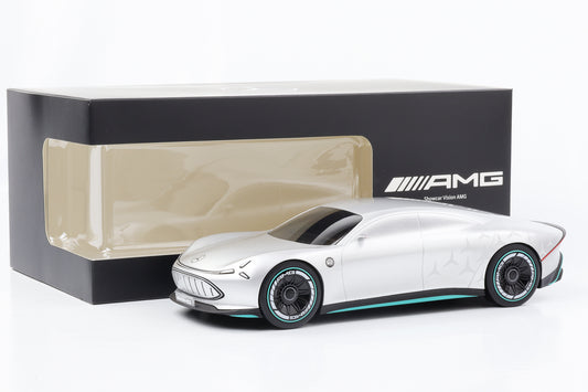 1:18 Mercedes-Benz show car Vision AMG prata alubeam NZG Dealer limitado