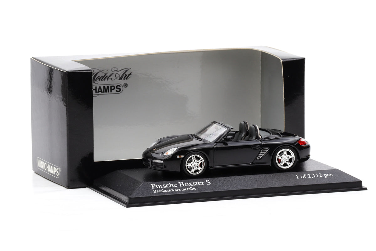 1:43 Minichamps Porsche Boxster S 987 basaltschwarz metallic 2005