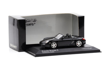 1:43 Minichamps Porsche Boxster S 987 basaltschwarz metallic 2005