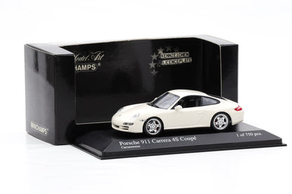 1:43 Minichamps Porsche 911 997 Carrera 4S Coupe white 2005