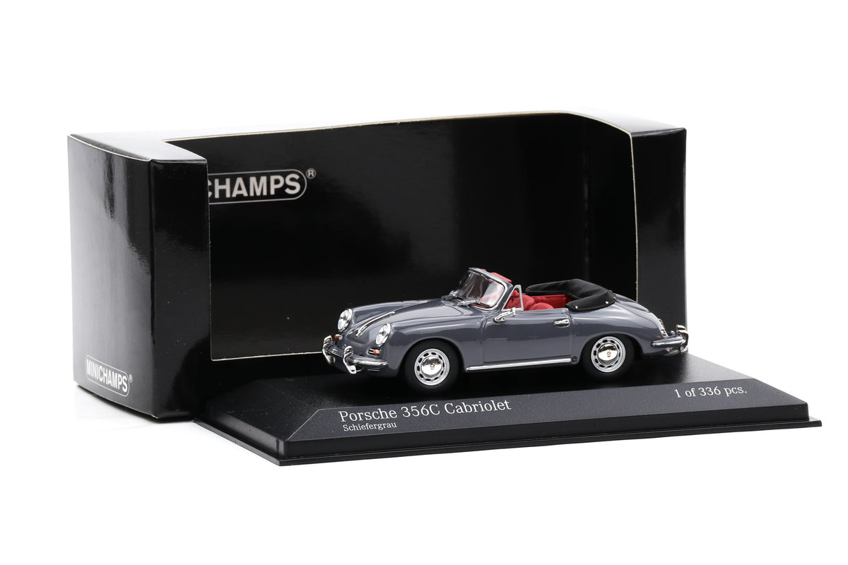 1:43 Minichamps Porsche 356C Cabrio Cabriolet Schiefergrau 1965