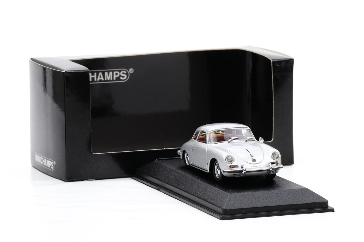 1:43 Minichamps Porsche 356 B Hardtop Coupe Silbermetall 1960