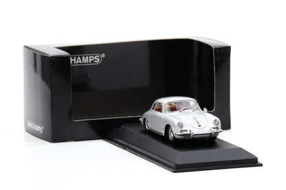 1:43 Minichamps Porsche 356 B Hardtop Coupe Silbermetall 1960