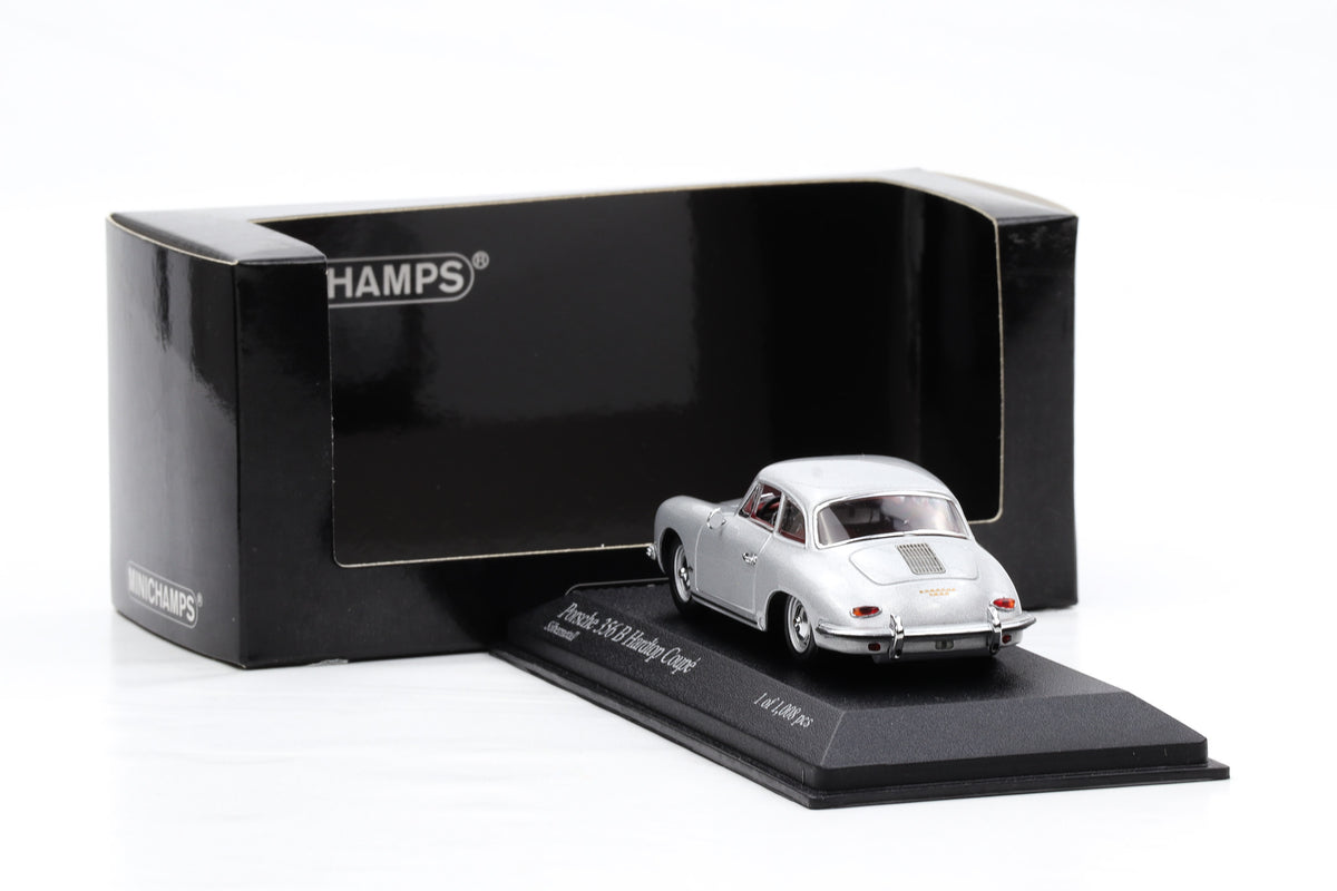 1:43 Minichamps Porsche 356 B Hardtop Coupe Silbermetall 1960