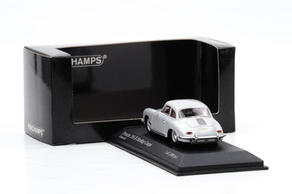 1:43 Minichamps Porsche 356 B Hardtop Coupe Silbermetall 1960