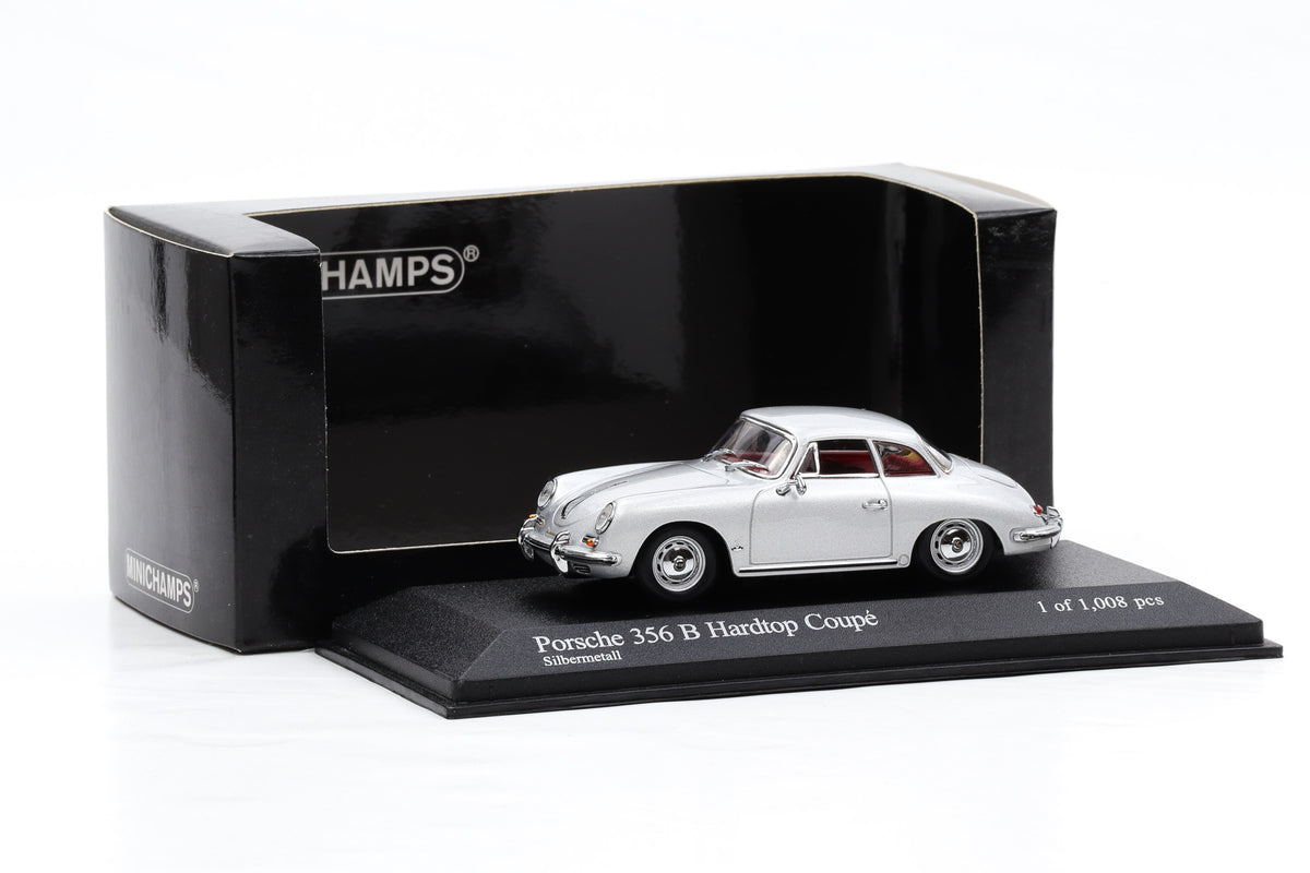 1:43 Minichamps Porsche 356 B Hardtop Coupe Silbermetall 1960