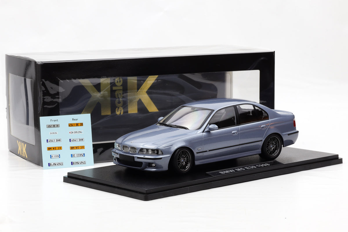1:18 BMW M5 E39 Saloon 1998 silverstone metallic KK-Scale diecast