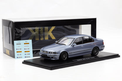 1:18 BMW M5 E39 Saloon 1998 silverstone metallic KK-Scale diecast