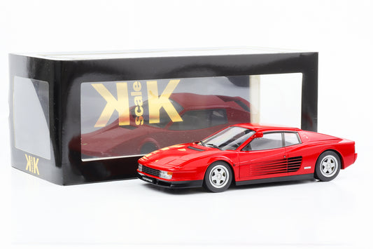 1:18 Ferrari Testerossa 1986 rouge moulé sous pression à l'échelle KK KKDC180694