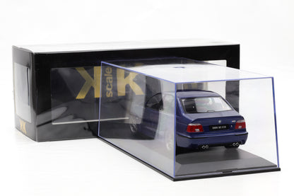 1:18 BMW M5 E39 Saloon 1998 blau metallic KK-Scale diecast + Vitrine