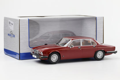 1:18 MCG Jaguar XJ6 Series III 1979 rot metallic 1:18 diecast