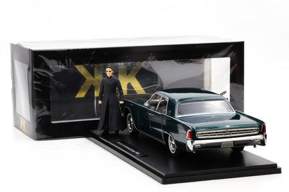 1:18 Lincoln Continental 1963 Matrix Reloaded Revolutions KK Scale + NEO Figur