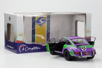 1:18 Solido Porsche 911 RSR #3 Martini Racing 1973 Hippie Tribute lila grün diecast