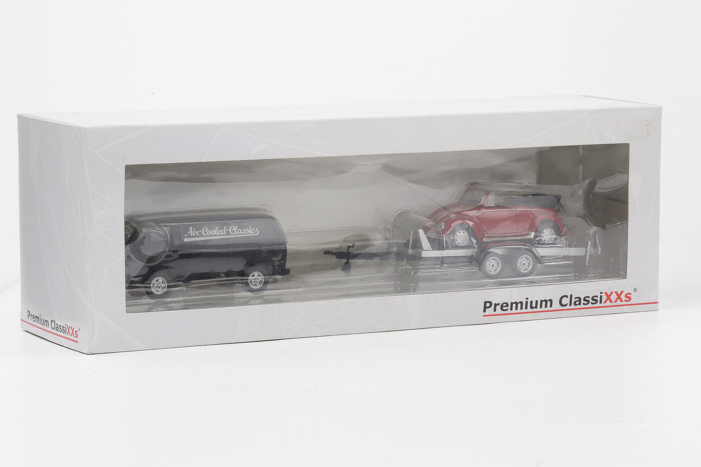 1:43 Premium ClassiXXs VW T3a Kastenwagen Anhänger Käfer Cabrio Air Cooled