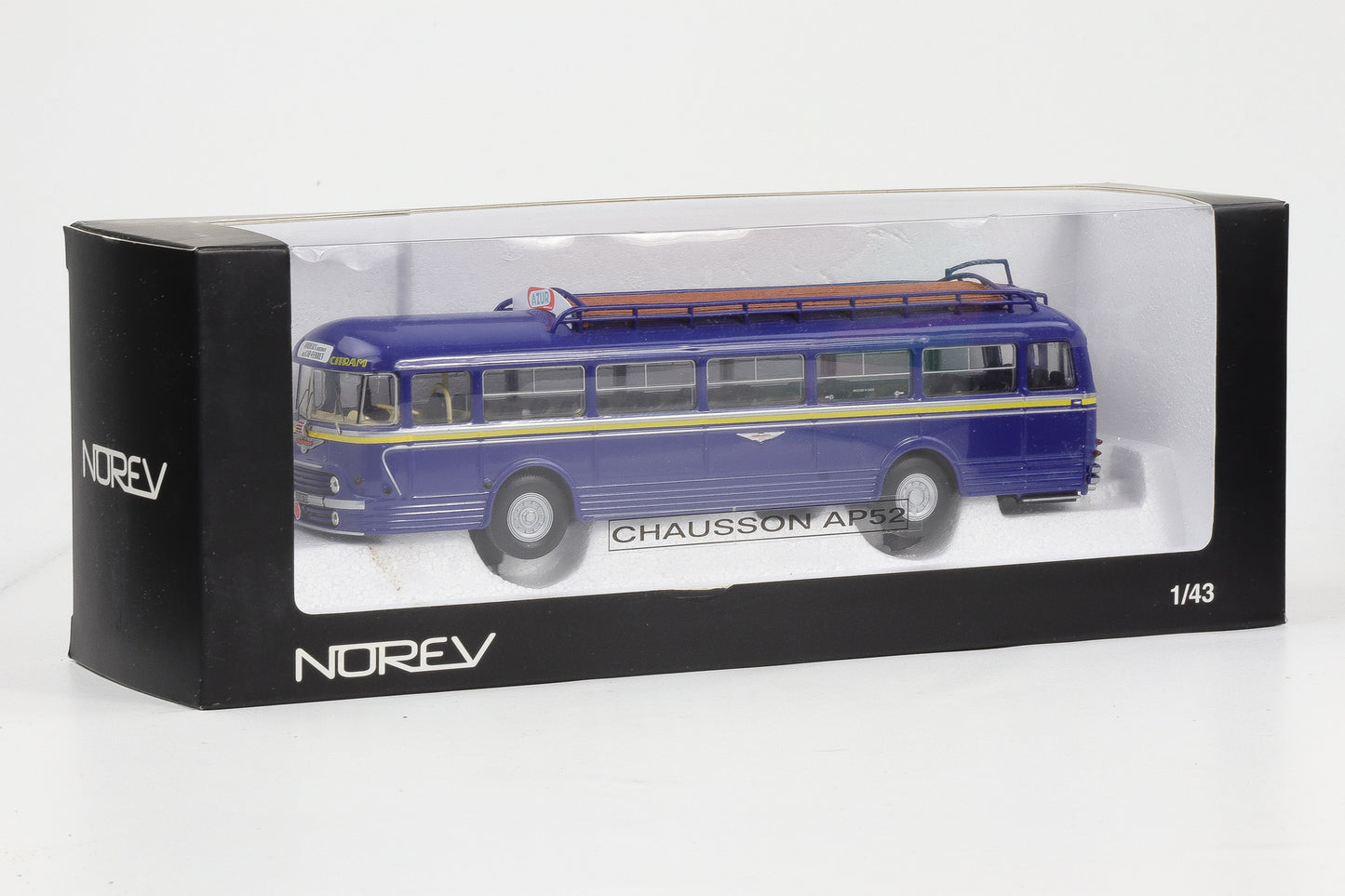 1:43 Norev Chausson AP52 Citram Überlandbus blau 1955