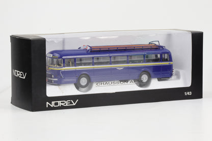 1:43 Norev Chausson AP52 Citram Überlandbus blau 1955