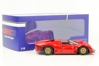 1:18 Ferrari 330 P3 Spider Plain Body Version rosso 1966 WERK83 pressofuso