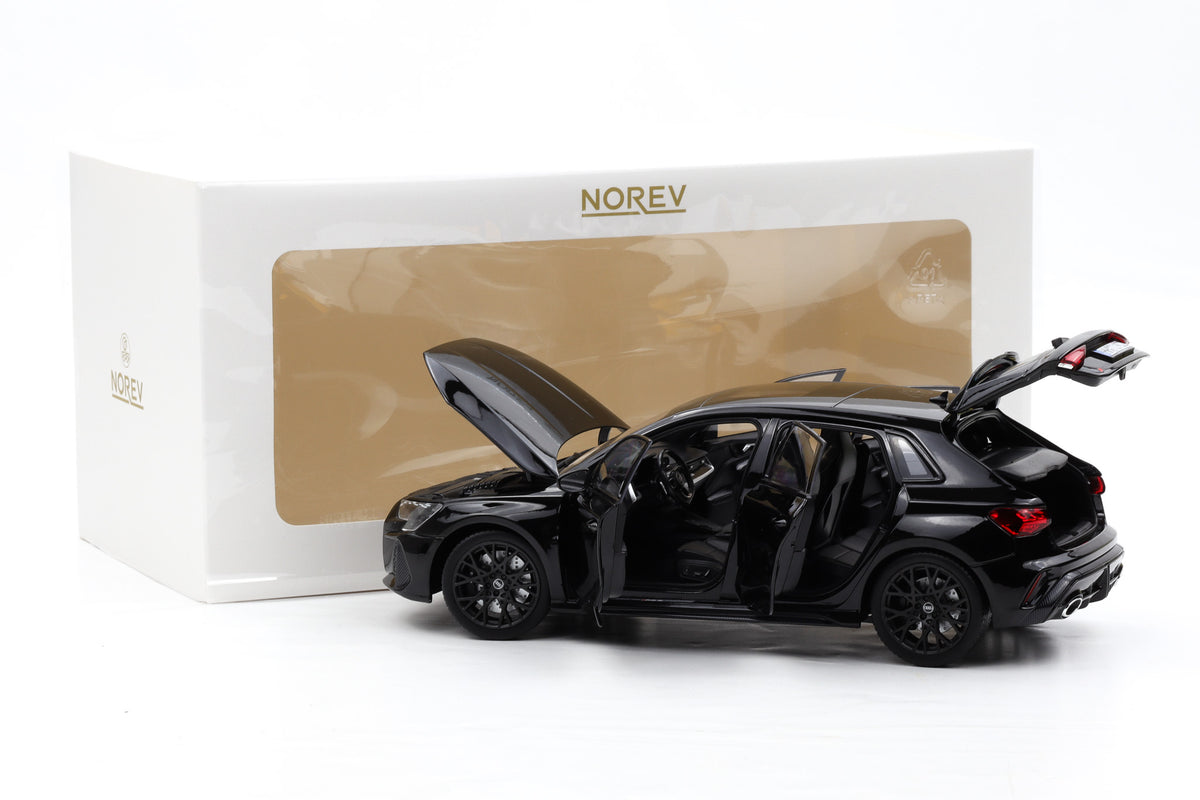 1:18 Norev Audi RS3 Sportback 2025 Typ 8Ya Myth black metallic 188388