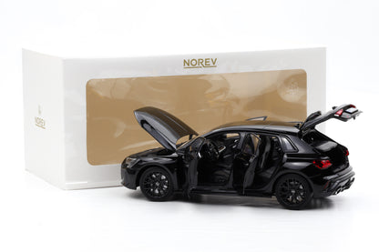 1:18 Norev Audi RS3 Sportback 2025 Typ 8Ya Myth black metallic 188388