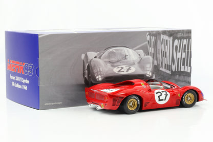 1:18 Ferrari 330 P3 Spider #27 24H du Mans 1966 Ginther Rodriguez WERK83 moulé sous pression