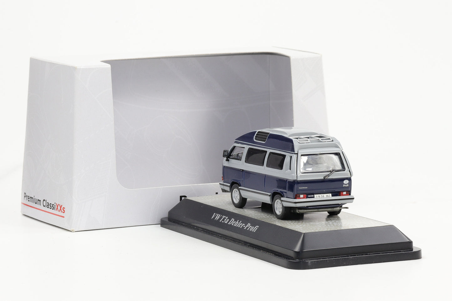 1:43 Premium ClassiXXs VW T3a Dehler Profi blau grau Camping Car