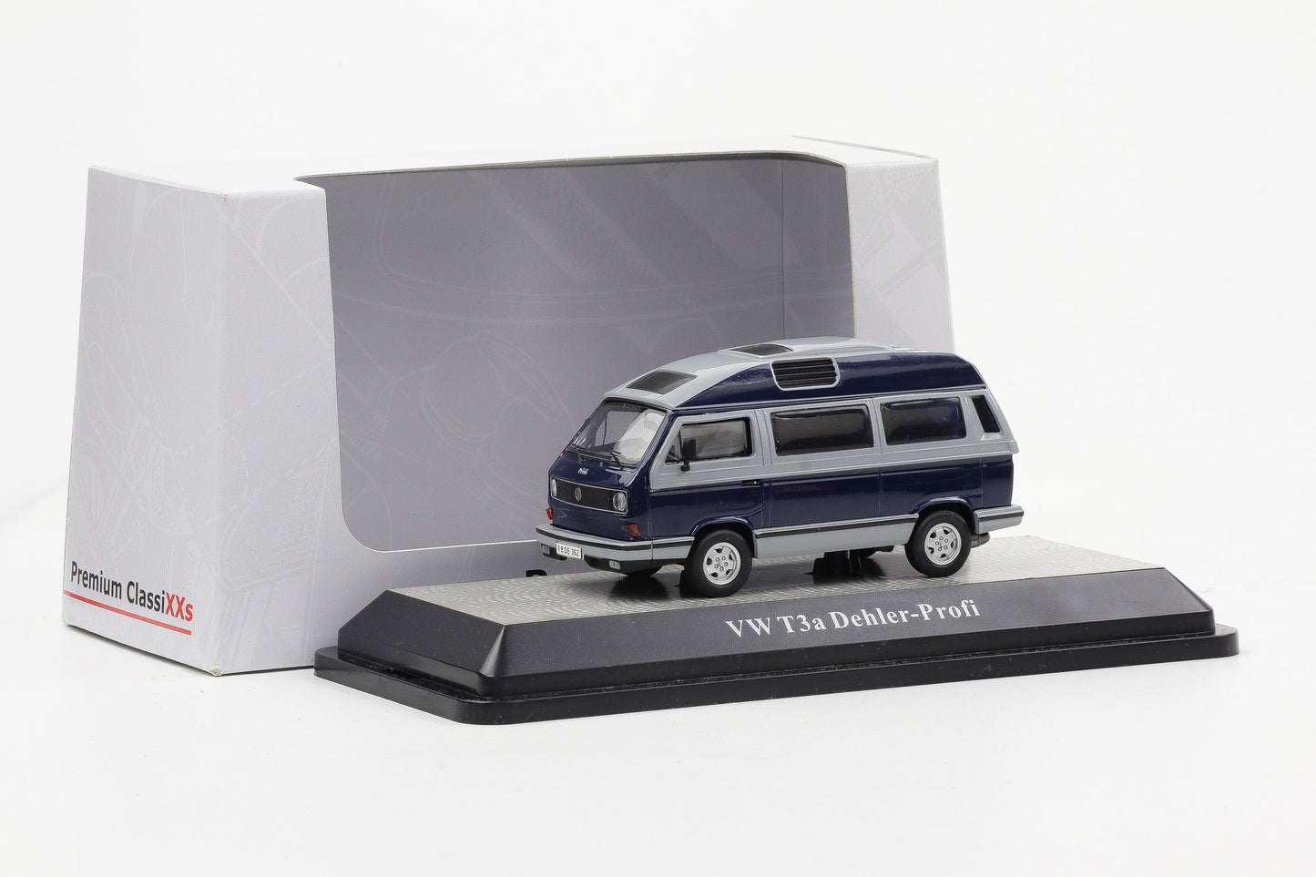 1:43 Premium ClassiXXs VW T3a Dehler Profi blau grau Camping Car