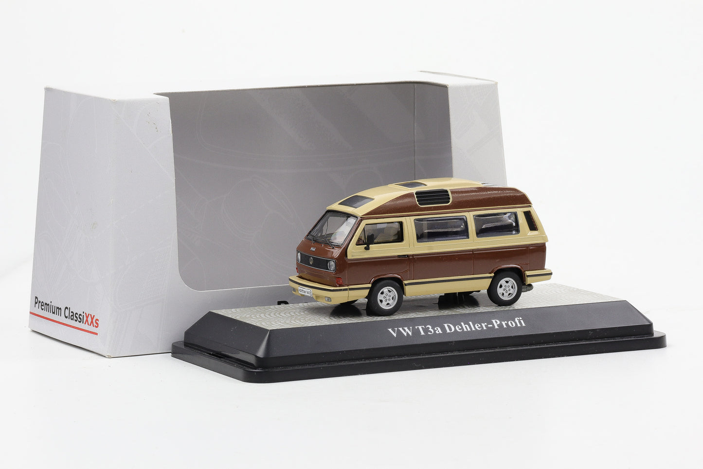 1:43 Premium ClassiXXs VW T3a Dehler Profi achatbraun beige Camping Car