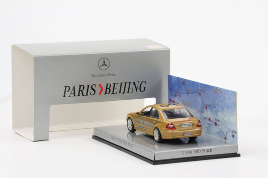 1:43 Minichamps Mercedes-Benz E-Klasse Rally Paris - Peking Team Bambi