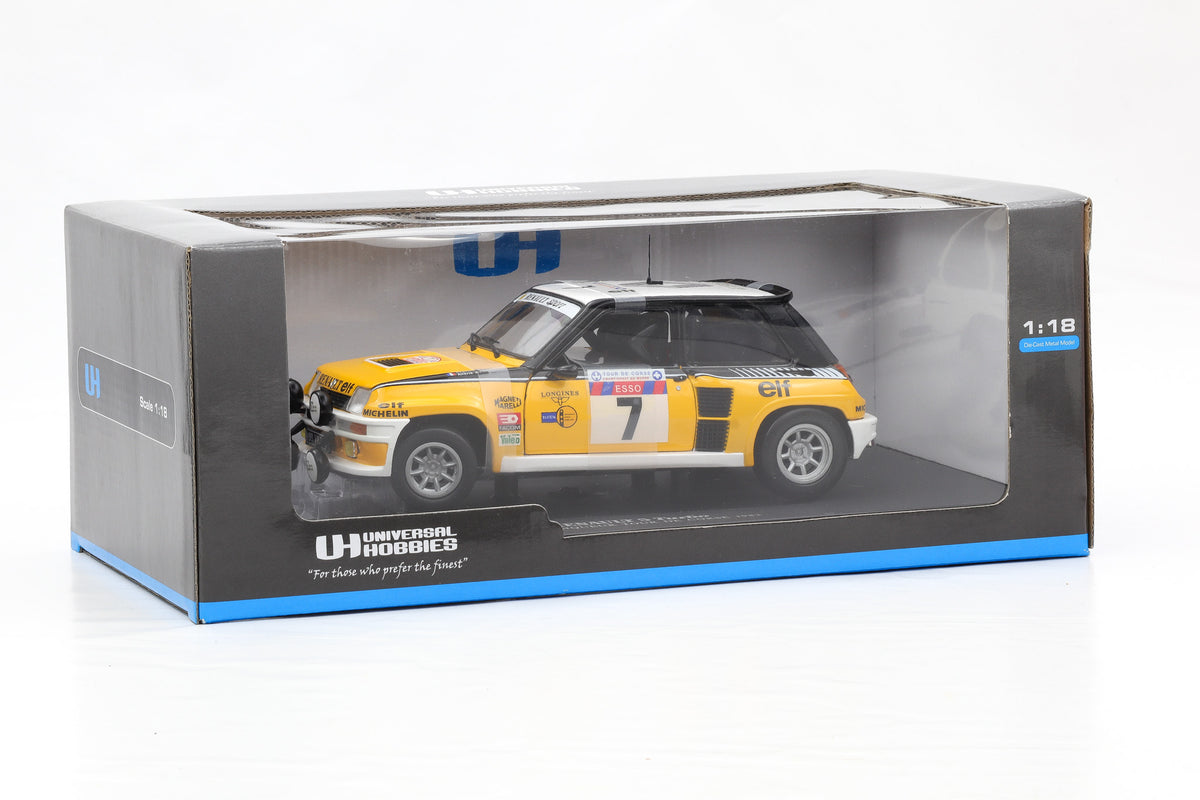 1:18 UH RENAULT 5 Turbo #7 Tour de Corse Ragnotti Andrie Sieger 1982