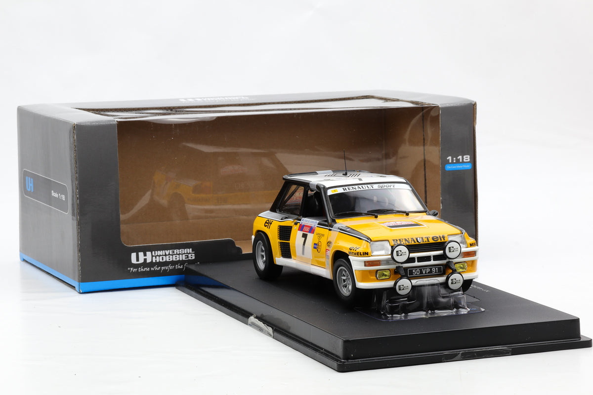1:18 UH RENAULT 5 Turbo #7 Tour de Corse Ragnotti Andrie Sieger 1982