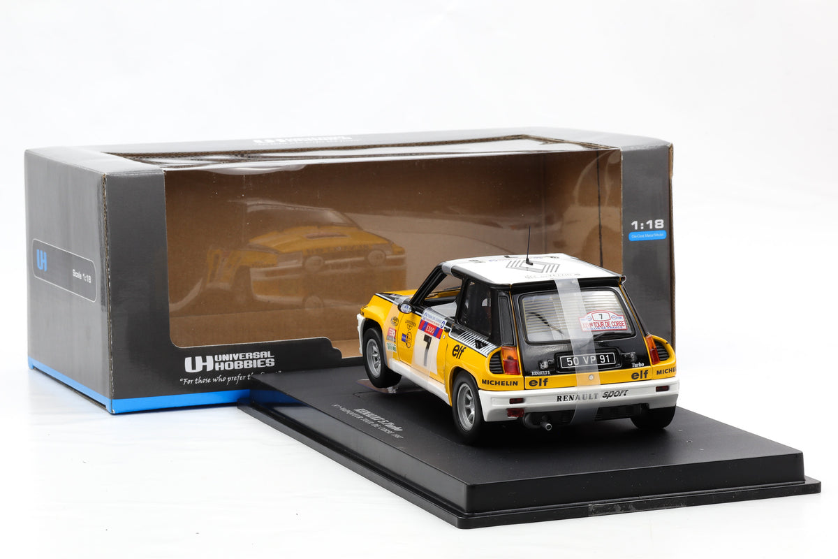 1:18 UH RENAULT 5 Turbo #7 Tour de Corse Ragnotti Andrie Sieger 1982