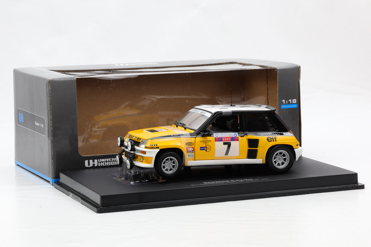 1:18 UH RENAULT 5 Turbo #7 Tour de Corse Ragnotti Andrie Sieger 1982