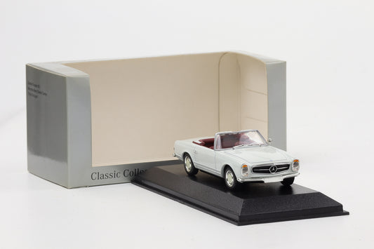 1:43 Minichamps Mercedes-Benz 230 SL - 280 SL Pagode weiß Dealer