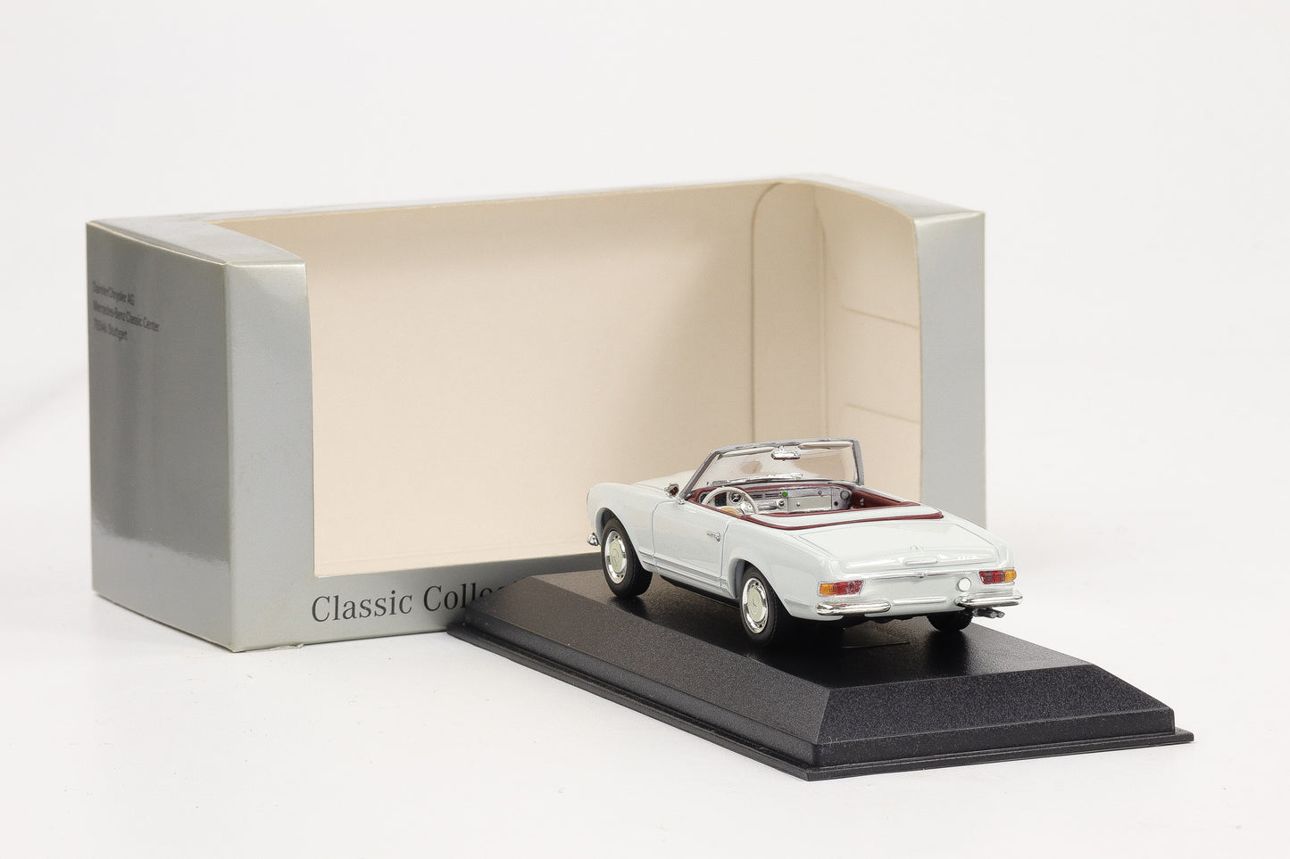 1:43 Minichamps Mercedes-Benz 230 SL - 280 SL Pagode weiß Dealer