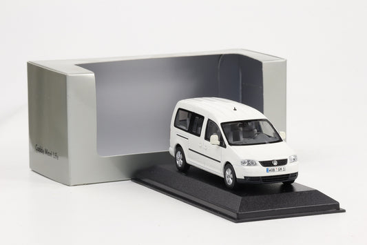 1:43 Minichamps Volkswagen VW Caddy Maxi Life weiß Dealer