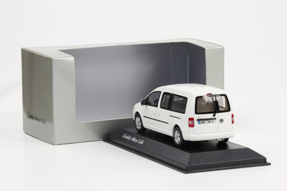 1:43 Minichamps Volkswagen VW Caddy Maxi Life weiß Dealer