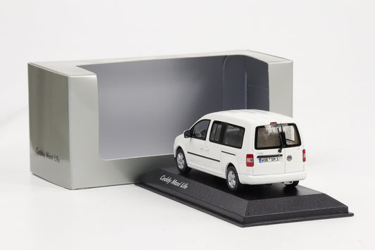 1:43 Minichamps Volkswagen VW Caddy Maxi Life weiß Dealer
