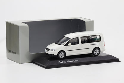 1:43 Minichamps Volkswagen VW Caddy Maxi Life weiß Dealer