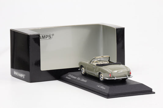 1:43 Minichamps VW Karmann Ghia Cabriolet 1957 diamantgrau metallic