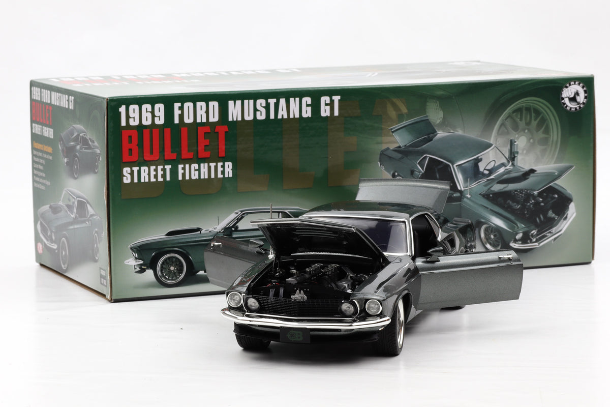 1:18 Ford Mustang GT „Bullet“ Street Fighter 1969 ACME (GMP) Full Opening